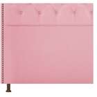 Cabeceira Estofada Yasmim 160 Cm Queen Size Suede Rosa Bebê -
