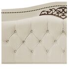 Cabeceira Estofada Yasmim 195 Cm King Size Corano Bege - Amar