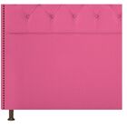 Cabeceira Estofada Yasmim 195 Cm King Size Corano Pink - Amar