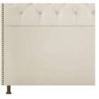 Cabeceira Estofada Yasmim 195 Cm King Size Suede Bege - Doce