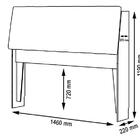 Cabeceira Estofada Yasminne Casal Branca