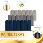 Cabeceira Estofado Painel Texas Modulado Veludo Cama Box Solt