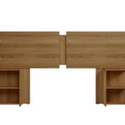 Cabeceira Expansível Mark Nature/off White - Fabri Móveis