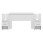 Cabeceira Expansível Para Cama De Casal Ou Queen Com Nicho E