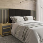 Cabeceira Expansível Suiça Ii Cinamomo/grafite Com Capitonê P