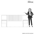 Cabeceira Extensiva Para Cama Casal/queen/king Olinda Cinamomo