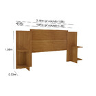 Cabeceira Extensível Casal Arizona Tcil