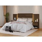 Cabeceira Extensível Casal/queen/king Com 2 Mesas De Apoio Gr