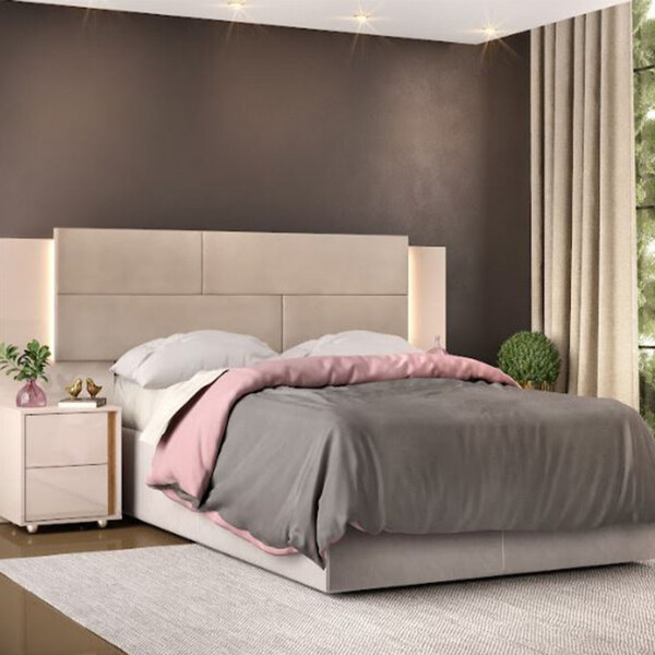 Cabeceira Extensível Com Criado Mudo Dj Rubia