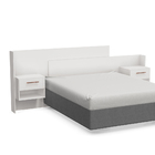 Cabeceira Extensível Com Criado Mudo F291 Kappesberg - Branco