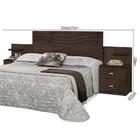 Cabeceira Extensivel Com Criados Mudos Lotus Plus Malbec