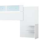 Cabeceira Extensível Com Espelho Mila Branca