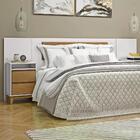 Cabeceira Extensivel Com Tomadas Mdf/madeira Maciça 2805 Prat