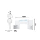 Cabeceira Extensível Em Mdf 4 Prateleiras 2 Espelhos Mila  Br