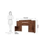 Cabeceira Extensível Em Mdf Com 4 Prateleiras Mila Panan Móve