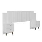 Cabeceira Extensível Gênova 4 Gv Branca