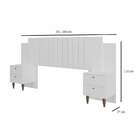 Cabeceira Extensível Gênova 4 Gv Branca