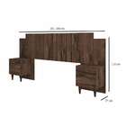 Cabeceira Extensível Gênova 4 Gv Café