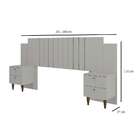 Cabeceira Extensível Gênova 4 Gv Pérola