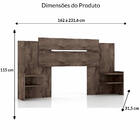 Cabeceira Extensível Mila Café