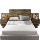 Cabeceira Extensível Montreal com Criado Mudo Amadeirado