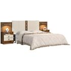 Cabeceira Extensível Para Cama Box Casal/queen Com Led Rubi D