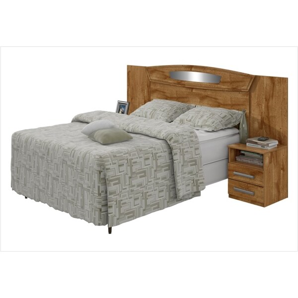 Cabeceira Extensível Para Cama Box Novitá Rovere Soft - Móvei