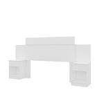 Cabeceira Extensível Para Cama Casal Solteiro 2 Mesas De Cabe