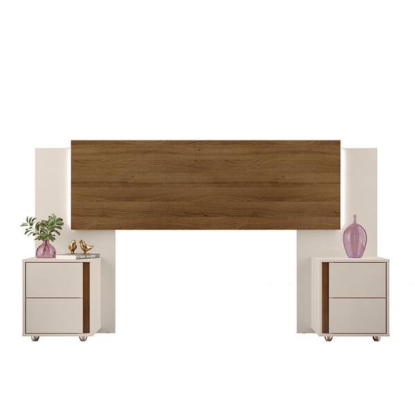 Cabeceira Extensivel Para Cama De Casal Ou Queen Rubia Dj Móv