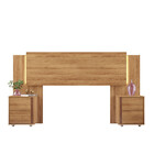 Cabeceira Extensivel Para Cama De Casal Ou Queen Rubia Dj Móv