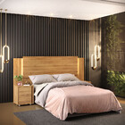 Cabeceira Extensivel Para Cama De Casal Ou Queen Rubia Dj Móv