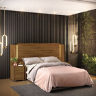 Cabeceira Extensivel Para Cama De Casal Ou Queen Rubia Dj Móv