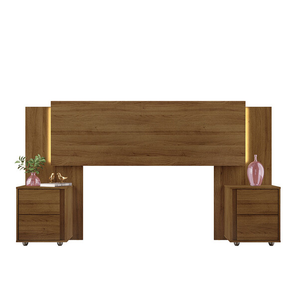 Cabeceira Extensivel Para Cama De Casal Ou Queen Rubia Dj Móv