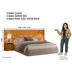 Cabeceira Extensível Para Cama Solteiro/casal/queen/king Ripa