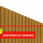 Cabeceira Extensível Ripado Com Led Nobre Naturale - Gelius M