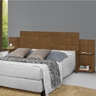 Cabeceira Extensível Tóquio Castanho Fosco