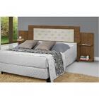 Cabeceira Extensível Tóquio Castanho Fosco Com Captonê