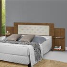 Cabeceira Extensível Tóquio Castanho Fosco Com Captonê