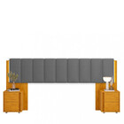 Cabeceira Extensivo 2 Mesas De Cabeceira 2 Gavetas Malu Dj