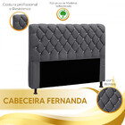 Cabeceira Fernanda 1,95 Para Cama Box King Size - Veludo