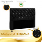 Cabeceira Fernanda 1,95 Para Cama Box King Size - Veludo