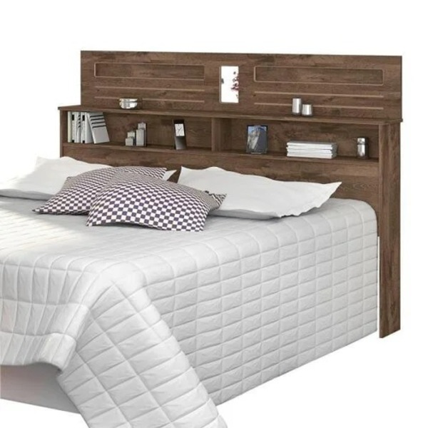 Cabeceira Florença Casal 1.60 Castanho – Vitamov