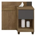 Cabeceira Florença Casal Cinamomo/grafite - Rv Móveis