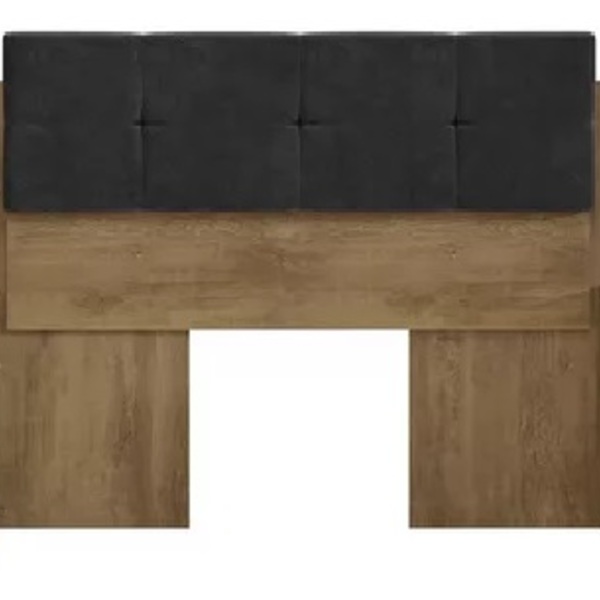 Cabeceira Florença Casal Cinamomo/grafite - Rv Móveis