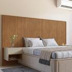 Cabeceira Florença King Com 2 Mesas De Cabeceira