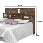 Cabeceira Florença Solteiro 0.90 Castanho – Vitamov