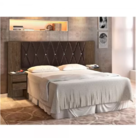 Cabeceira Flórida Expansível Casal Mocaccino/marrom – Carmola