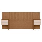 Cabeceira Frisada Extensiva Palmas Jatobá Fendi Metallic