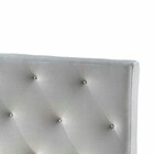 Cabeceira Full Flórida Casal Veludo Design Italiano Cinza