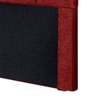 Cabeceira Gabriela Casal 140 Cm Para Cama Box Suede Amassado